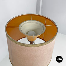 Load image into Gallery viewer, Velvet and brass floor lamp, 1940s
