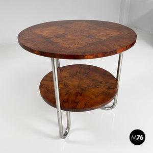 Round wooden coffee table, 1930s
