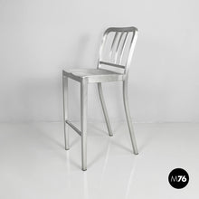 Carica l&#39;immagine nel visualizzatore di Gallery, Stool in aluminum Hudson by Philippe Starck for Emeco, 2000s
