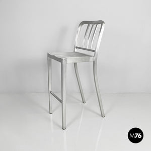 Stool in aluminum Hudson by Philippe Starck for Emeco, 2000s