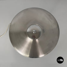 Carica l'immagine nel visualizzatore di Gallery, Table lamp in aluminum and opal glass, 1940s
