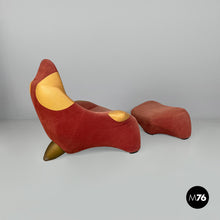 Carica l'immagine nel visualizzatore di Gallery, Armchair with ottoman Hal by Marc Sadler for Cassina, 1990s
