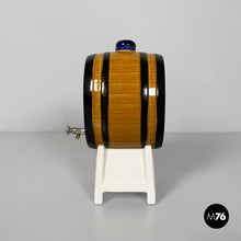 将图片加载到图库查看器，Ceramic liquor dispenser with glass, 1960s
