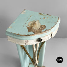 Charger l&#39;image dans la galerie, Corner console in wood, 1940s
