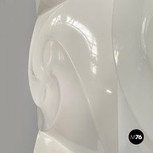 Load image into Gallery viewer, Wall lamps in white plexiglass, 1980s
