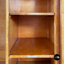 Charger l&#39;image dans la galerie, Wooden wardrobe with mirror, 1950s
