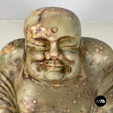 Load image into Gallery viewer, Buddha sculpture in jade and wood, 1950s
