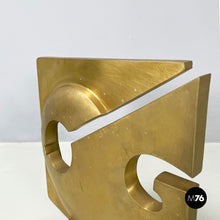 Carica l&#39;immagine nel visualizzatore di Gallery, Brass sculpture by Edmondo Cirillo, 1970s
