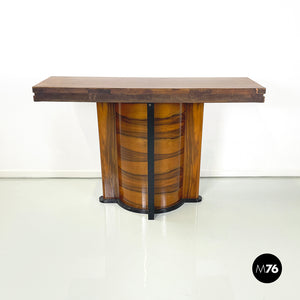 Wooden console, 1970s