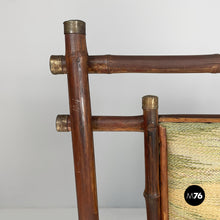 将图片加载到图库查看器，Sofa in fabric and bamboo, 1930s

