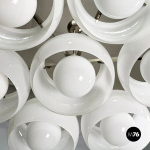 Chandelier Eptaclinio by Vico Magistretti for Artemide, 1970s