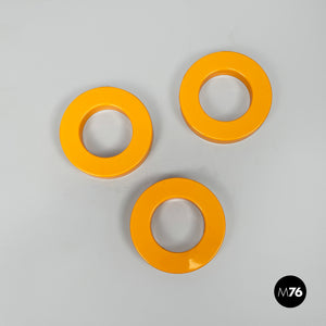 Orange rings for the perpetual wall calendar by Ring A Date, 2020s