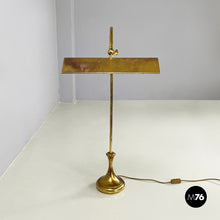 画像をギャラリービューアに読み込む, Adjustable table lamp in brass, 1920s
