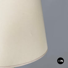 Load image into Gallery viewer, Floor lamp in fabric and green opaline glass, 1930s
