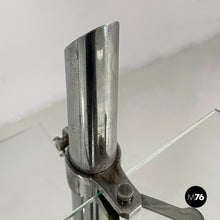 Load image into Gallery viewer, Bookcase in metal and glass, 1980s

