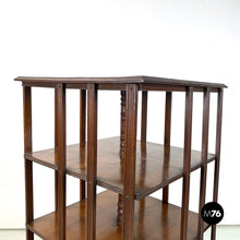 Load image into Gallery viewer, Revolving bookcase in wood, 1920s
