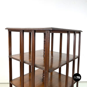 Revolving bookcase in wood, 1920s