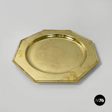 Load image into Gallery viewer, Service plates, centerpieces or trays in brass, 1970s
