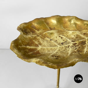 Ashtrays in brass and marble, 1950s