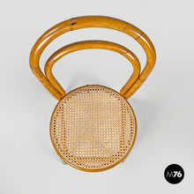 画像をギャラリービューアに読み込む, Rattan and Vienna straw chairs, 1970s
