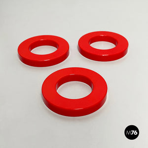 Red rings for the perpetual wall calendar by Ring A Date, 2020s