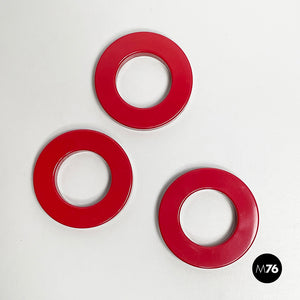 Red rings for the perpetual wall calendar by Ring A Date, 2020s