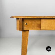画像をギャラリービューアに読み込む, Desk in blue laminate and wood, 1960s
