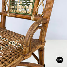 Charger l&#39;image dans la galerie, Outdoor chair  in rattan, early 1900s
