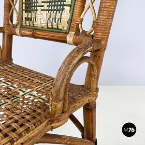 Outdoor chair  in rattan, early 1900s