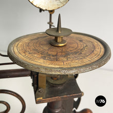 Load image into Gallery viewer, Mechanical tellurium in brass and cast iron, mid 1800s
