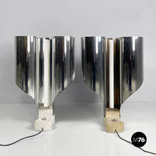 Load image into Gallery viewer, Table lamps Spinnaker by Costantino Corsini and Giorgio Wiskemann for Stilnovo, 1970s
