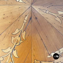 Carica l'immagine nel visualizzatore di Gallery, Inlaid wooden dining table, mid-1800s
