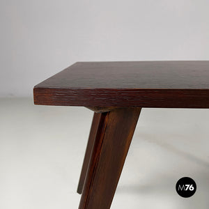 Coffe table in dark wood, 1960s