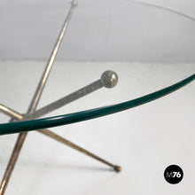Carica l&#39;immagine nel visualizzatore di Gallery, Coffe table in glass and  burnished metal, 1960s
