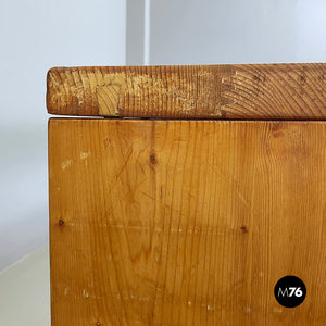 Console table in wood, 1970s