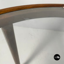将图片加载到图库查看器，Coffe table in wood and glass, 1930s
