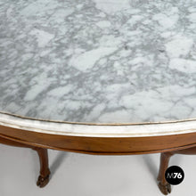 Carica l'immagine nel visualizzatore di Gallery, Dining table in wood and marble, 1930s
