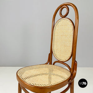 Chair in straw and wood, 1900-1950s