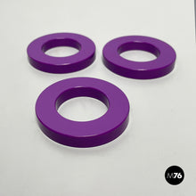 Load image into Gallery viewer, Purple rings for the perpetual wall calendar by Ring A Date, 2020s
