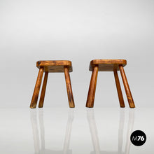 Charger l&#39;image dans la galerie, Wooden stools, 1970s
