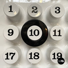 将图片加载到图库查看器，Wall perpetual white calendar by Giorgio Della Beffa for Ring A Date, 2000-2010s
