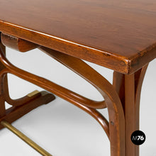 Carica l&#39;immagine nel visualizzatore di Gallery, Dining tables in wood and brass, 1930s
