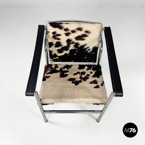 Armchair LC1 by Le Corbusier Pierre Jeanneret and Charlotte Perriand for Cassina, 1970s