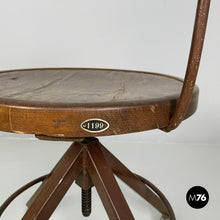 Load image into Gallery viewer, Chair in wood and metal, 1940s
