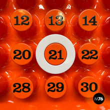 Load image into Gallery viewer, Wall perpetual orange calendar by Giorgio Della Beffa for Ring A Date, 2000-2010s
