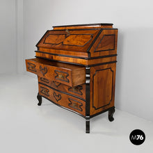 Carica l'immagine nel visualizzatore di Gallery, Wooden chest of drawers with decorations, 1950s
