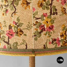 将图片加载到图库查看器，Floor lamp in wood and fabric, 1930s
