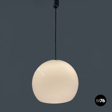Load image into Gallery viewer, Opaline glass chandelier, 1960s
