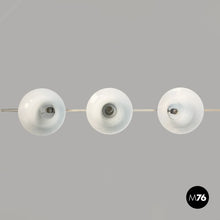 Carica l'immagine nel visualizzatore di Gallery, Chandeliers in opaline glass and metal , 1970s
