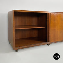 将图片加载到图库查看器，Wooden sideboard with casters, 1960s
